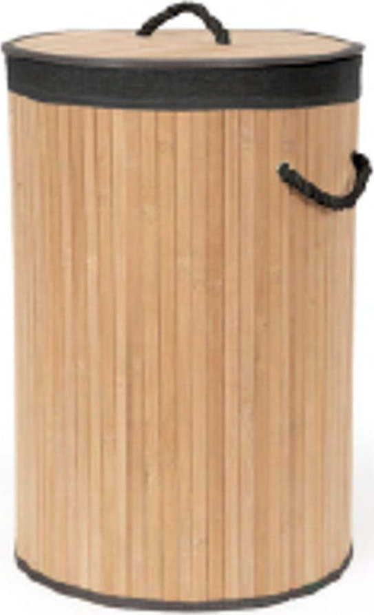 Bambusový koš na prádlo v přírodní barvě 70 l Bamboo – Compactor