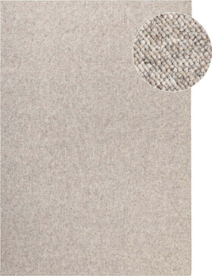 Šedokrémový pratelný koberec 120x170 cm Rocco Dark Cream – Elle Decoration