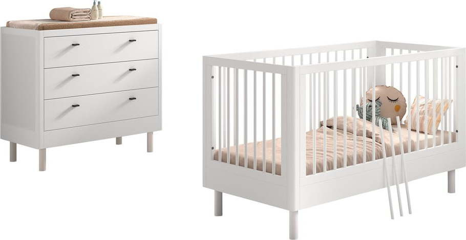 Set dětského nábytku z bukového dřeva 2 ks Forrest – Vipack