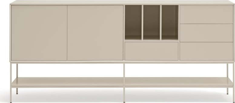 Krémová komoda 220x98x45 cm Platt – Teulat