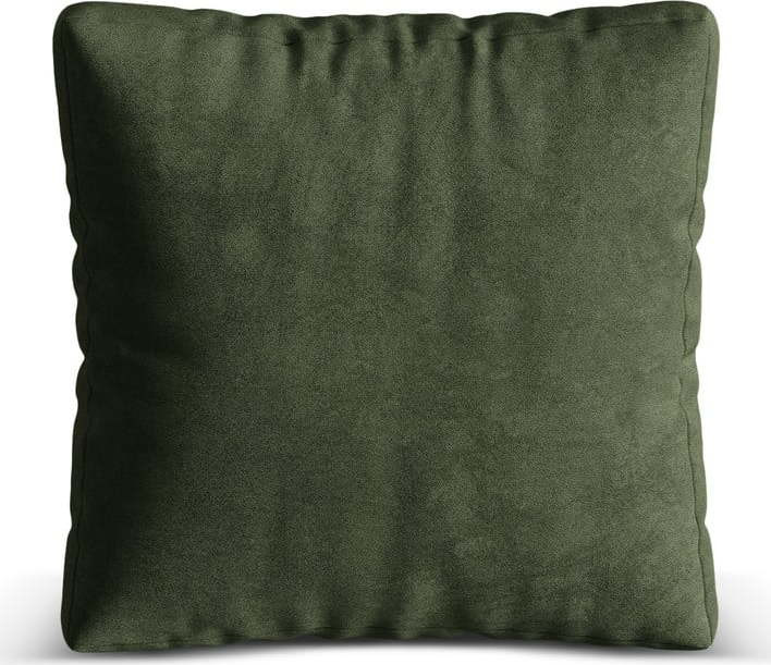 Zelený polštář k modulární pohovce z textilie bouclé Martina – Micadoni Home