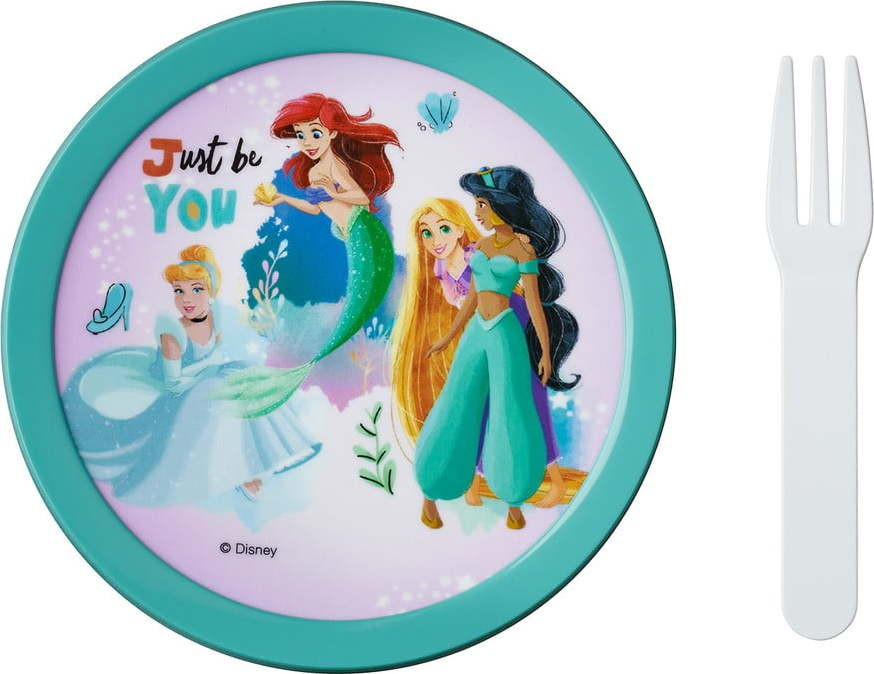 Dětský svačinový box s vidličkou Disney princess – Mepal