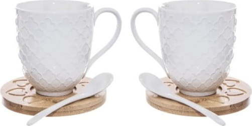 Porcelánové hrnky v sadě 2 ks 370 ml Whiteline – Orion