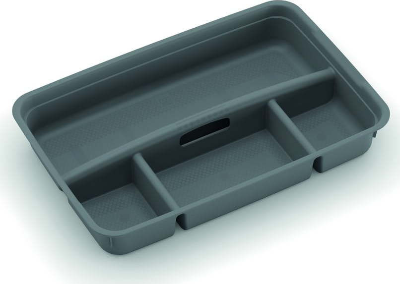 Šedý plastový rozdělovač do úložného boxu 54,5x36x8,5 cm K Latch Box – KIS