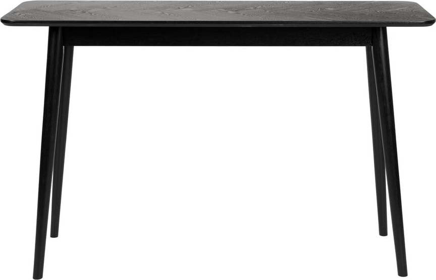 Černý konzolový stolek 40x120 cm Fabio – White Label