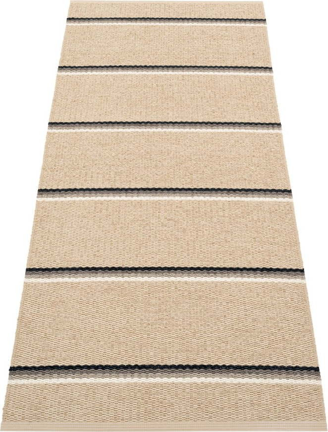 Béžový vnitřní a venkovní běhoun 70x180 cm Olle Mud Beige – Pappelina