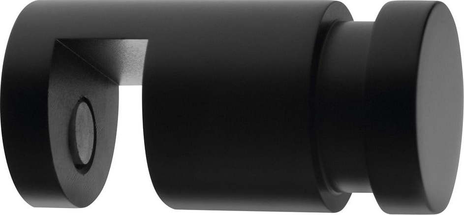 Matně černý závěsný mosazný háček – Sapho