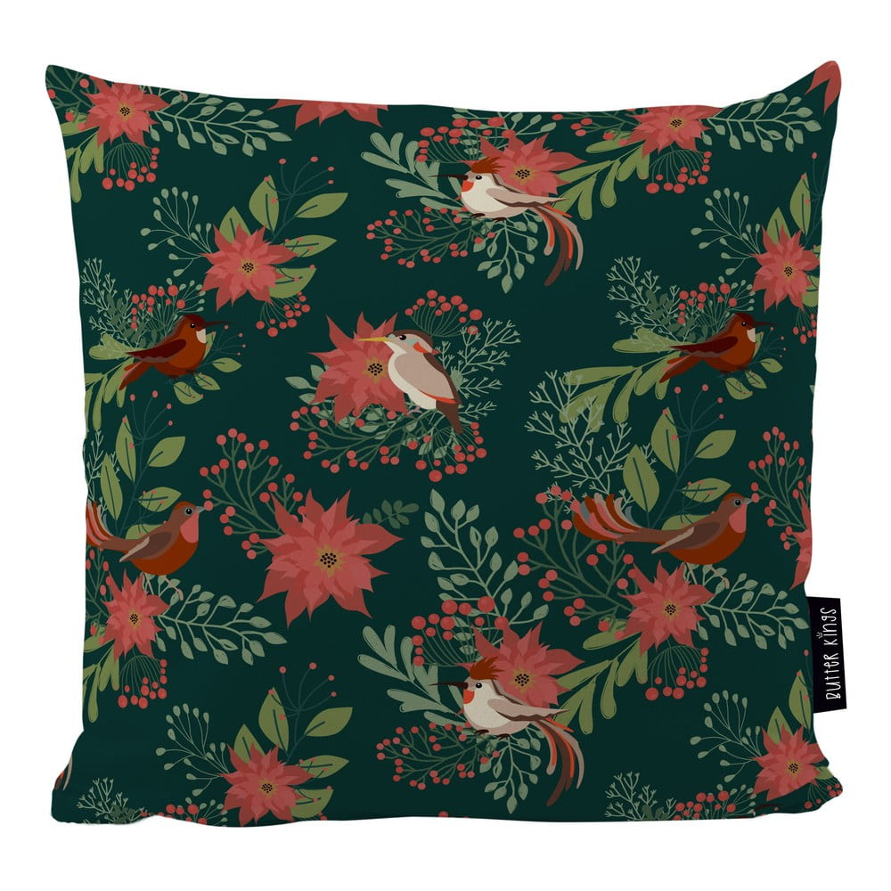 Polštář s vánočním motivem Butter Kings Christmas Plants, 45 x 45 cm