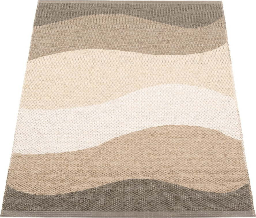 Hnědo-béžový vnitřní a venkovní koberec 70x100 cm Urvi Earth – Pappelina