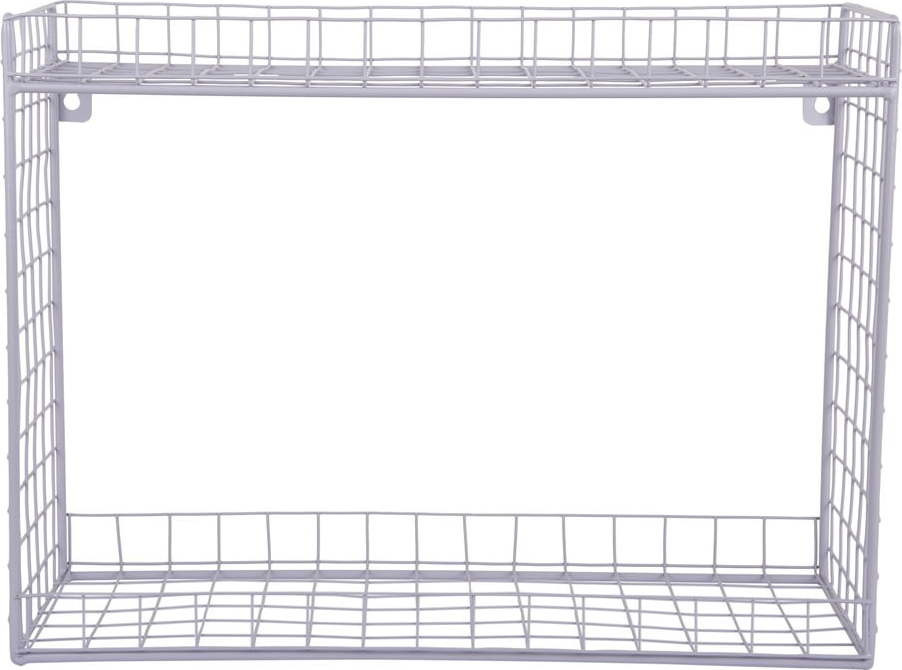 Fialová patrová ocelová police 40 cm Reja – PT LIVING