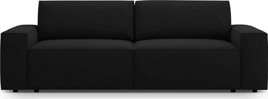 Černá rozkládací pohovka 247 cm Jodie – Micadoni Home