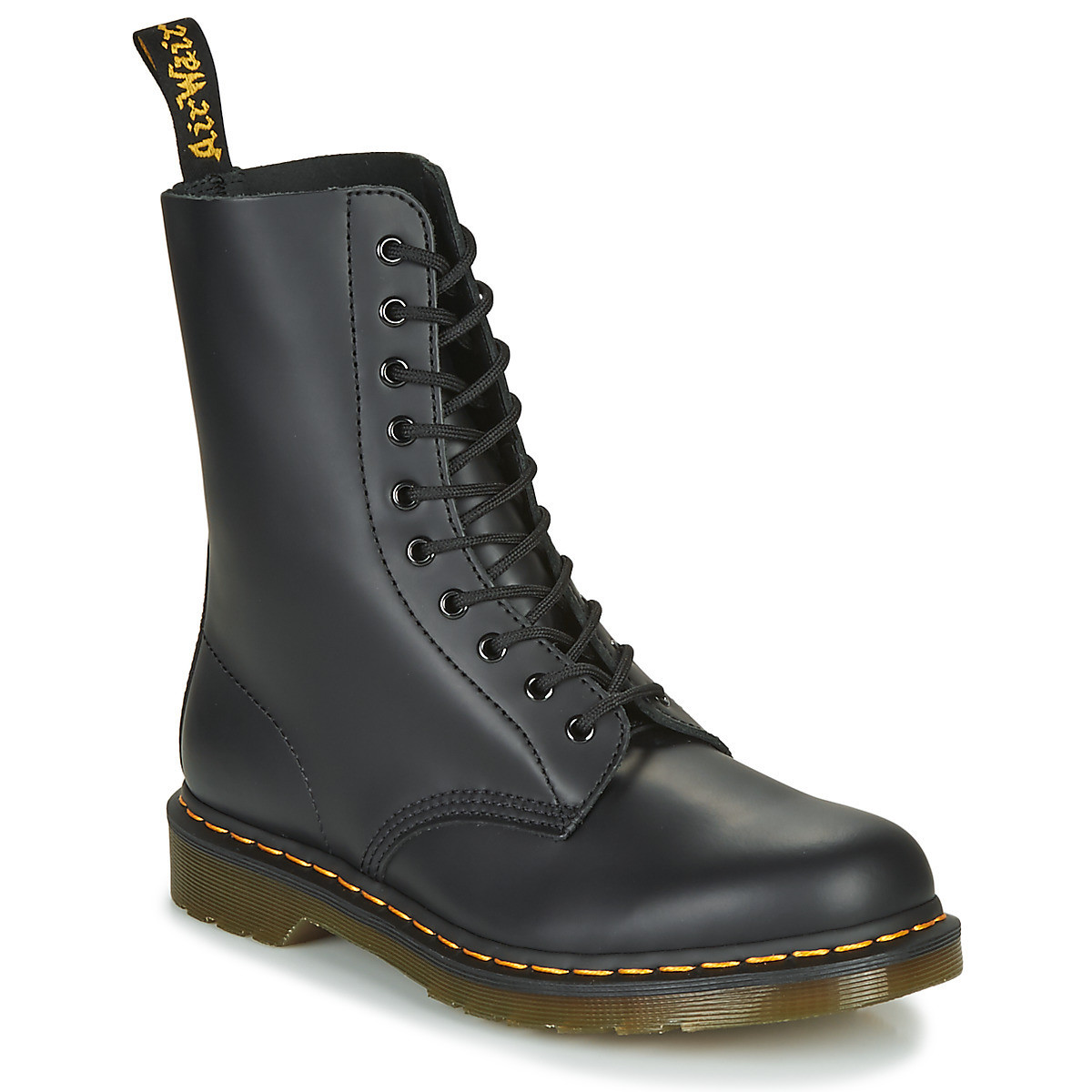 Dr. Martens  1490 BLACK SMOOTH  Černá