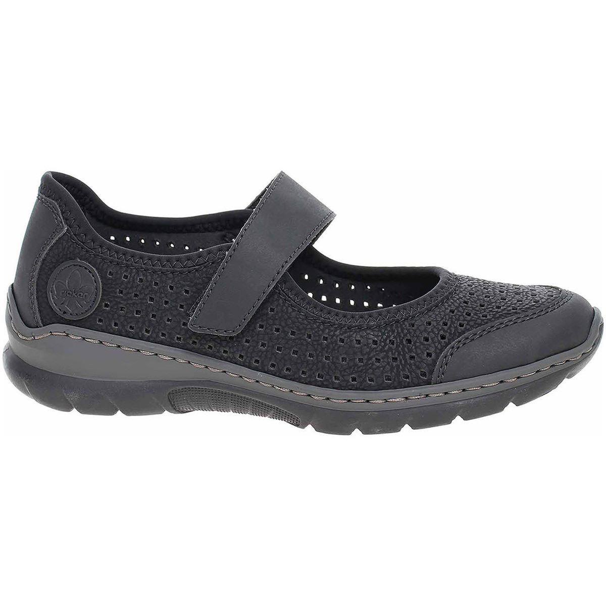 Rieker  Dámské baleriny  L32B5-00 schwarz  Černá