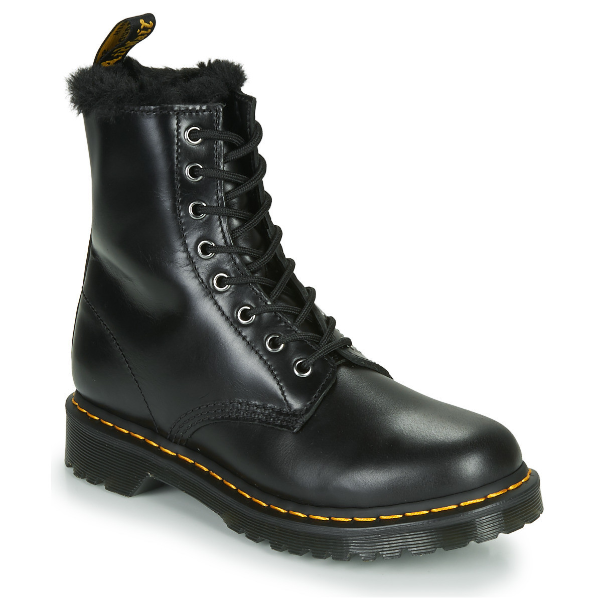 Dr. Martens  1460 SERENA BLACK ATLAS  Černá
