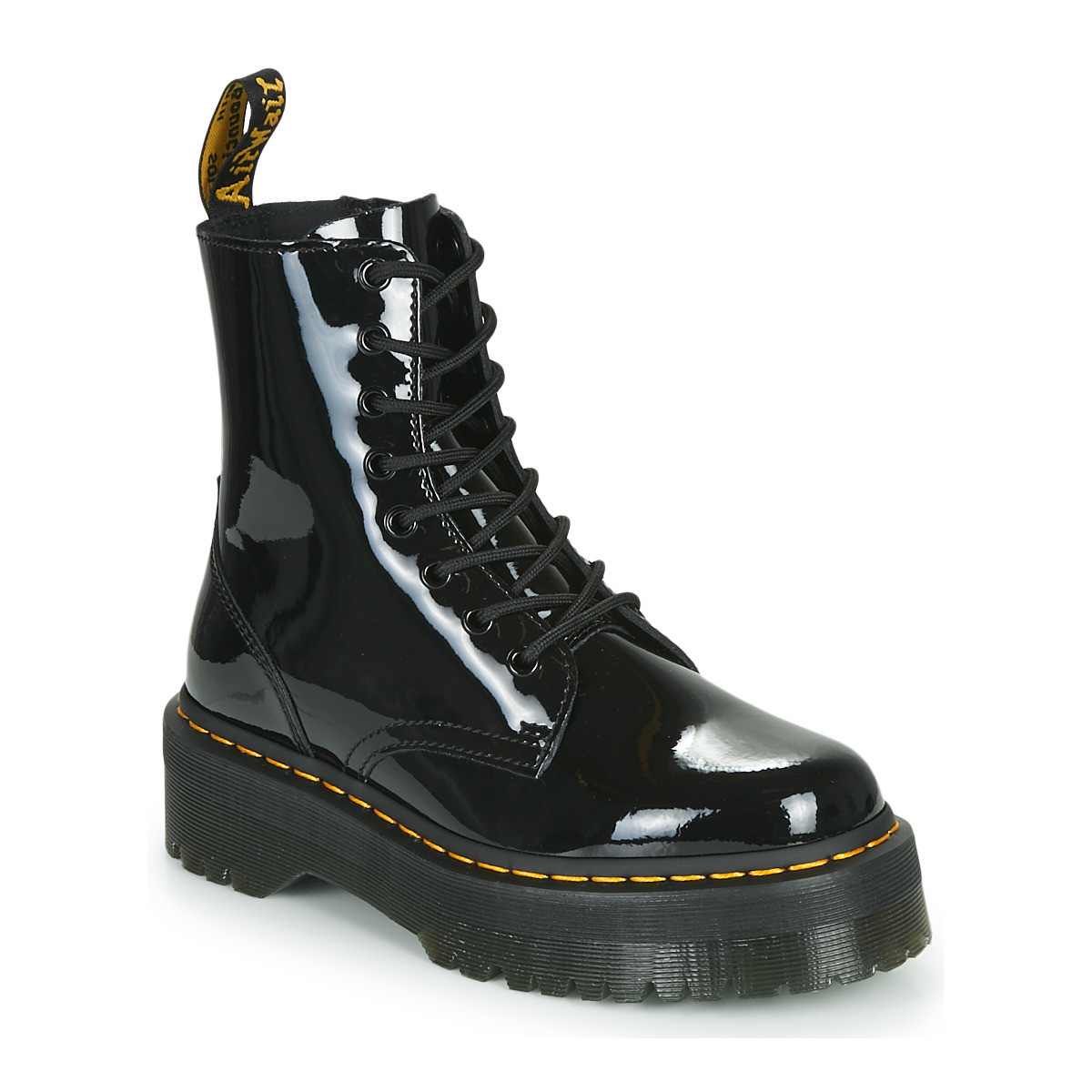 Dr. Martens  JADON BLACK PATENT LAMPER  Černá