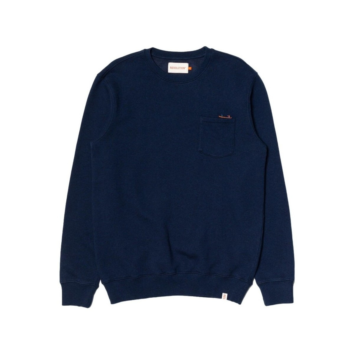 Rvlt Revolution  Sweatshirt 2678 Seasonal Can - Navy Mel  Modrá