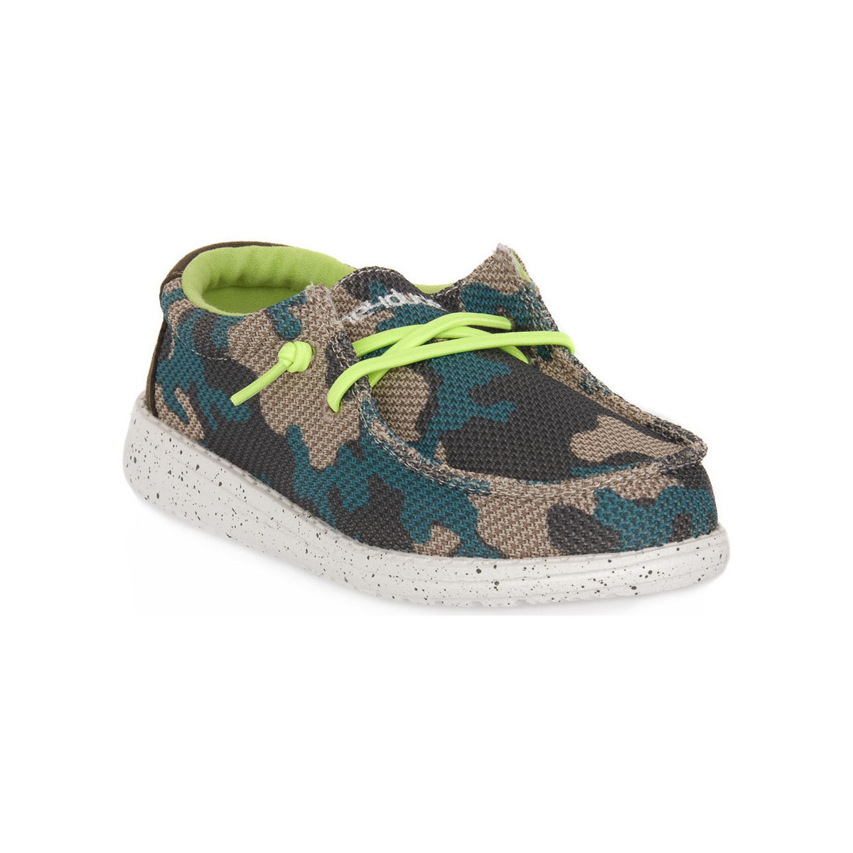 HEYDUDE  CAMO WALLY YOUTH  Zelená