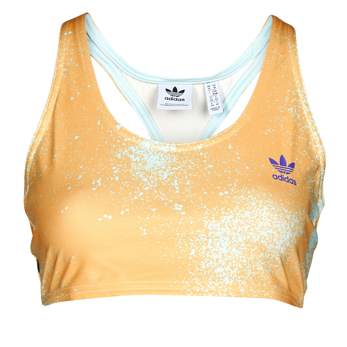 adidas  AOP BRA TOP  Oranžová