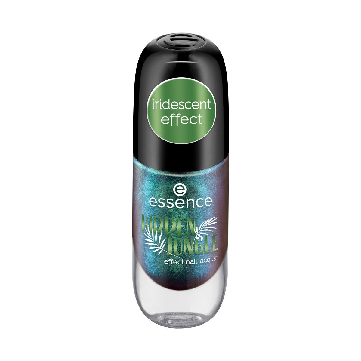 Essence  Hidden Jungle Effect Lacquer Nail Polish - 02 Misty Sha  Tmavě modrá