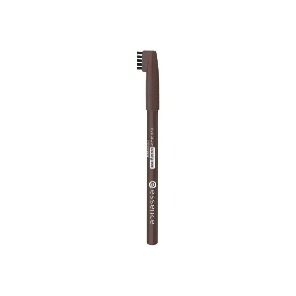 Essence  Eyebrow Designer Eyebrow Brush Pencil - 02 Browny Brows  Hnědá