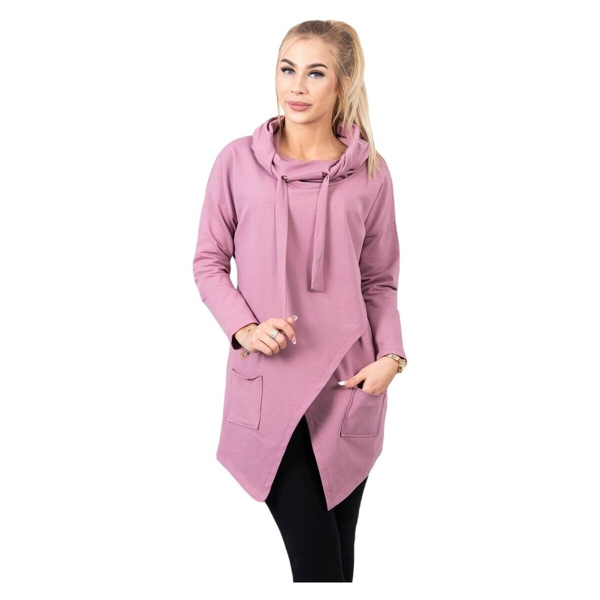 Kesi  Dámská oversize Tunika Started tmavá růžová  Růžová