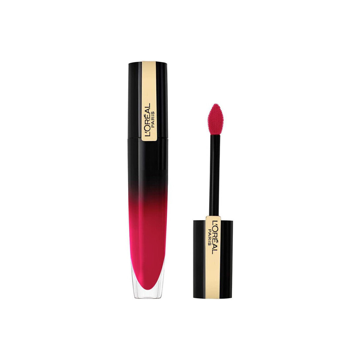 L'oréal Signature Lacquered Liquid Lipstick - 308 Be Demanding Růžová