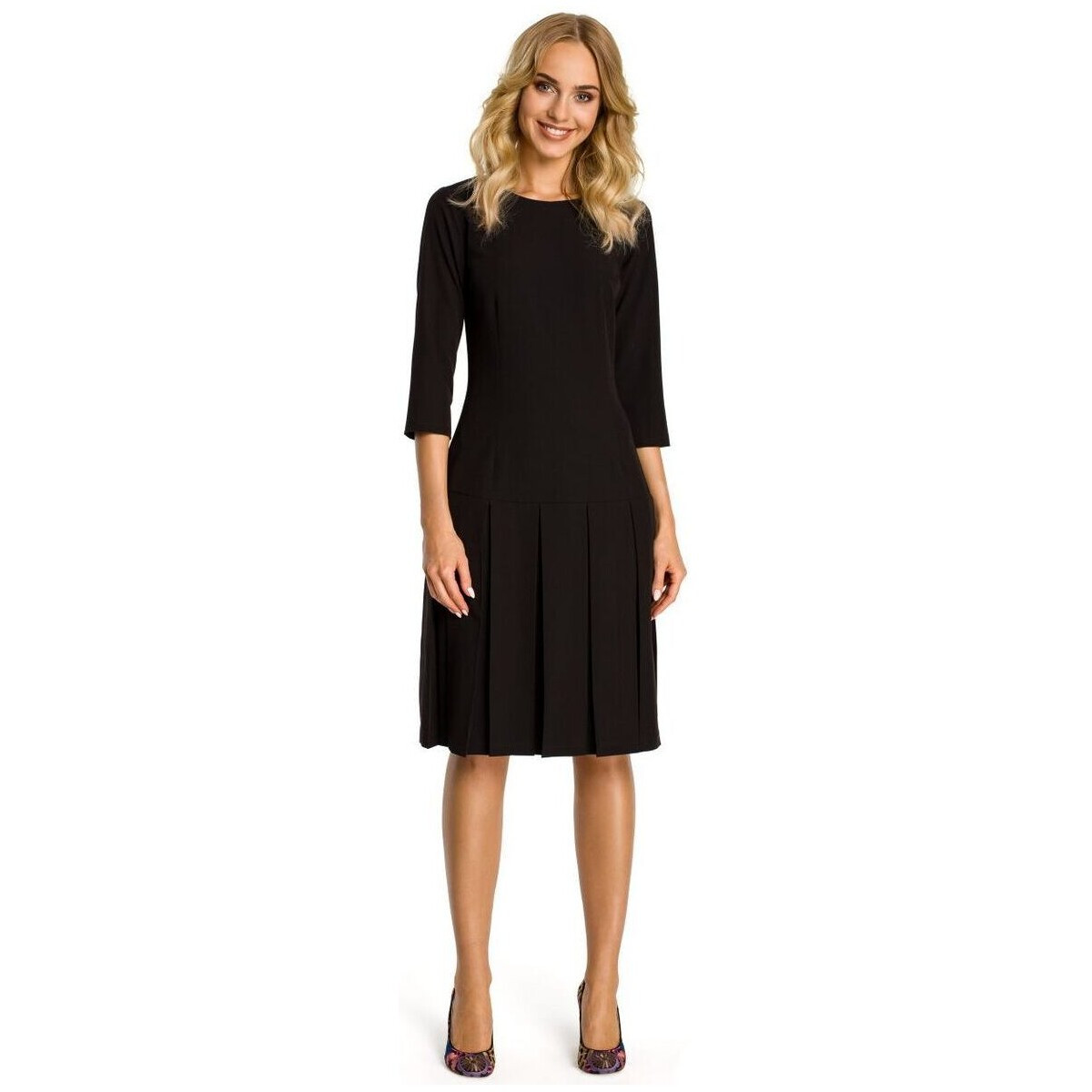 Made Of Emotion  Dámské společenské šaty Carino M336 černá  Černá