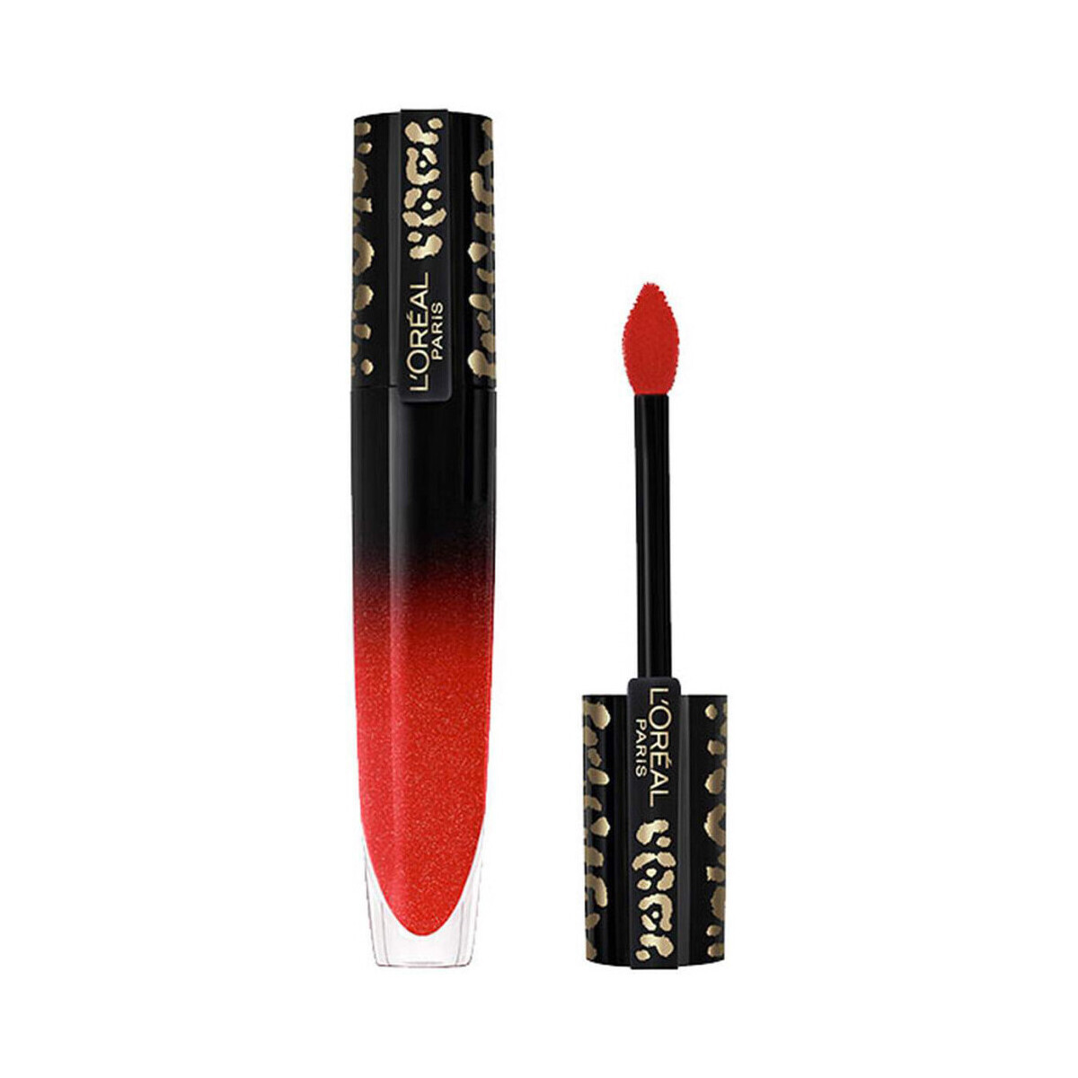 L'oréal  Signature Lacquered Liquid Lipstick - 319 Be Unattached  Červená