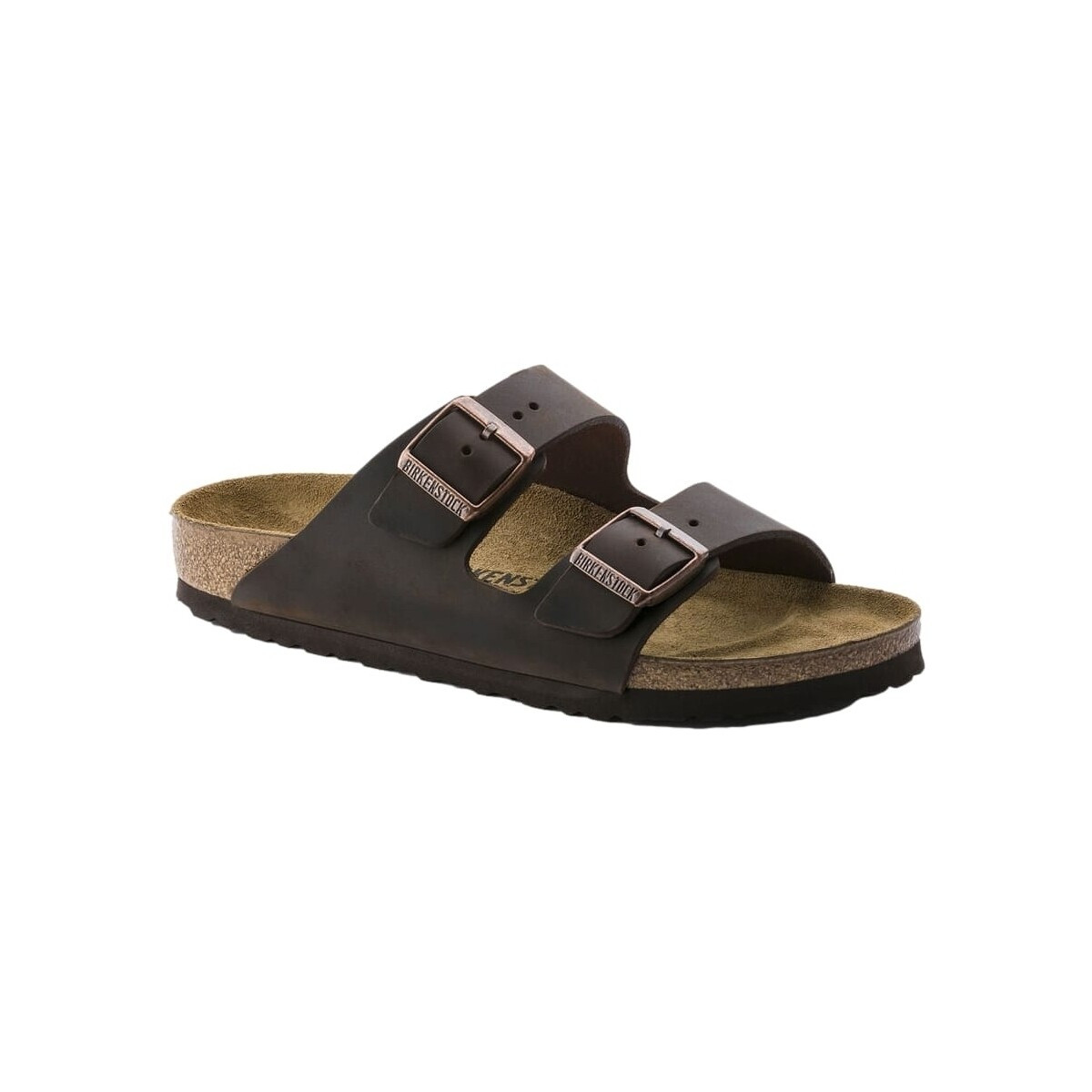 BIRKENSTOCK  Arizona Natural Leather Oiled - Habana  Hnědá