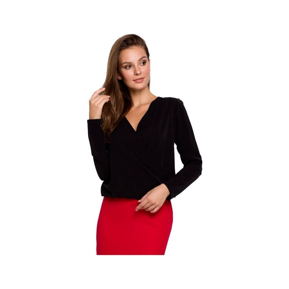 Makover  Dámská halenka Estrinwen K037 černá  Černá