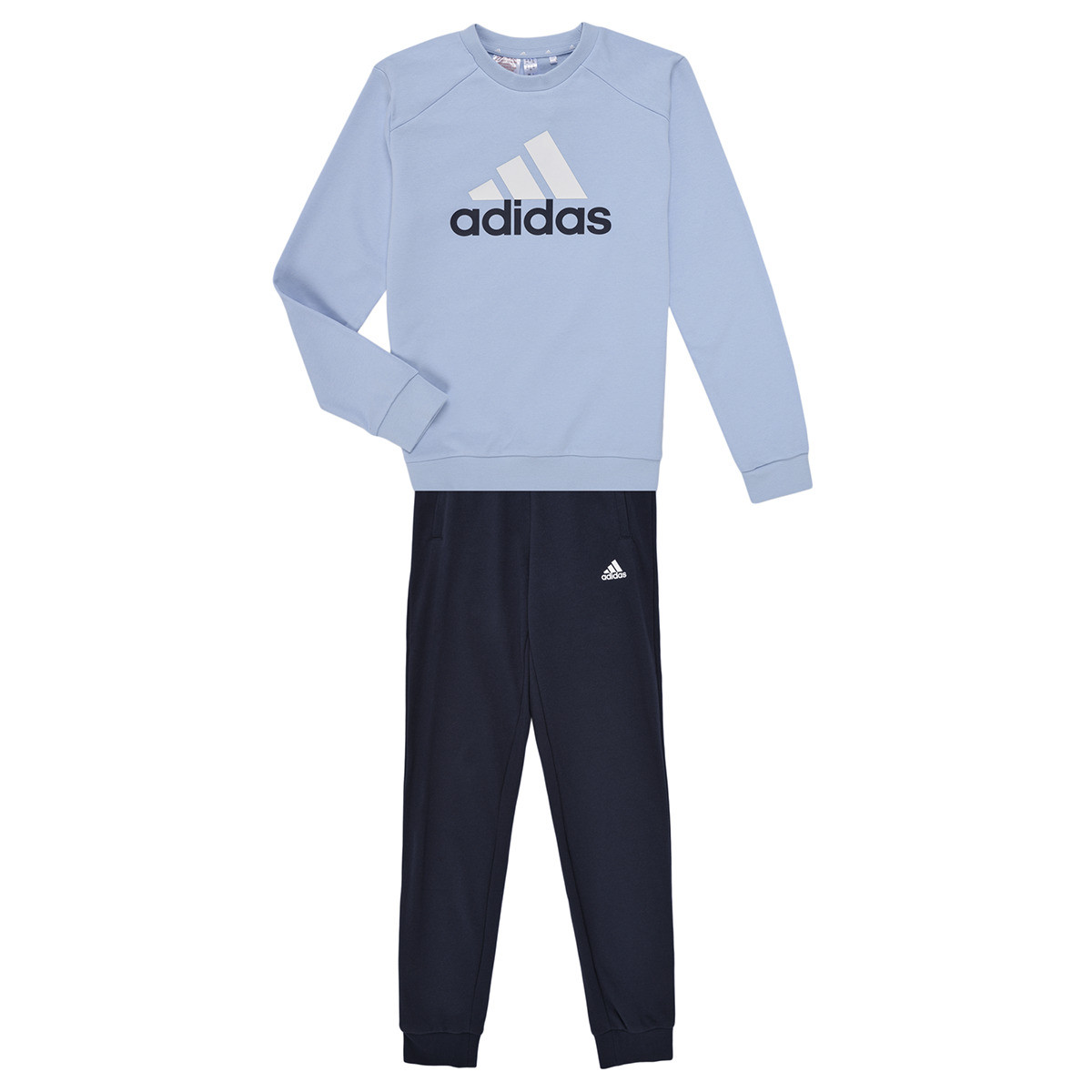 adidas  Essentials Big Logo French Terry Joggers Set  Modrá