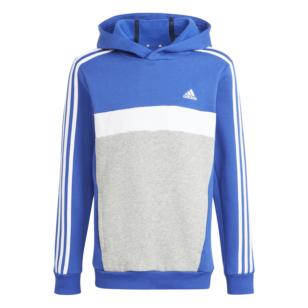 adidas  Tiberio 3-Stripes Colorblock Fleece Hoodie  Tmavě modrá