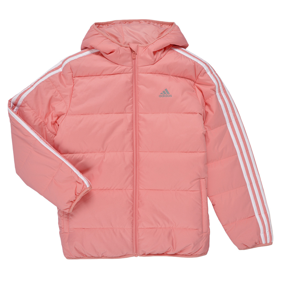 adidas  Essentials 3-Stripes Padded Jacket  Růžová