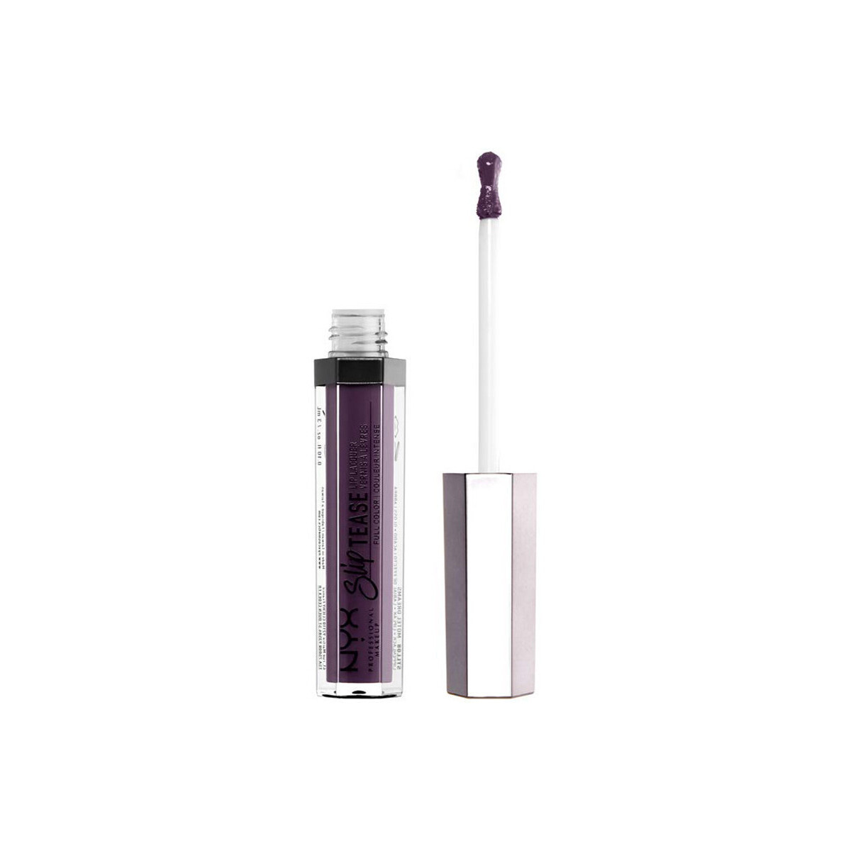 Nyx Professional Make Up  Gloss Slip Tease Full Color Lip Lacquer - 11 Negotiator  Fialová