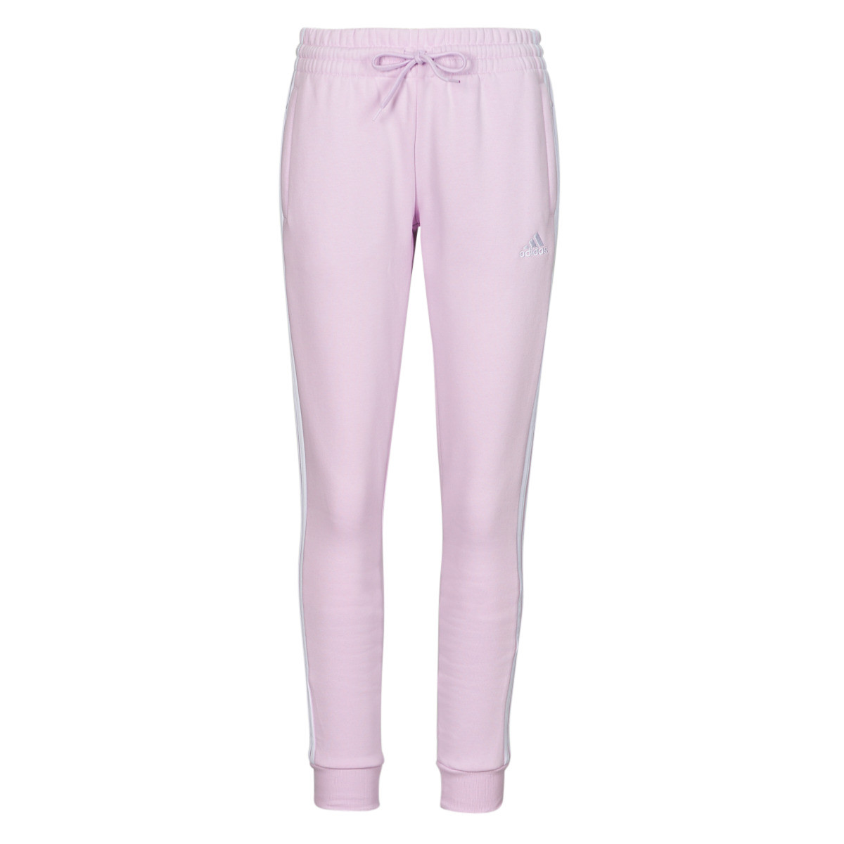 adidas  Essentials 3-Stripes Fleece Joggers  Fialová