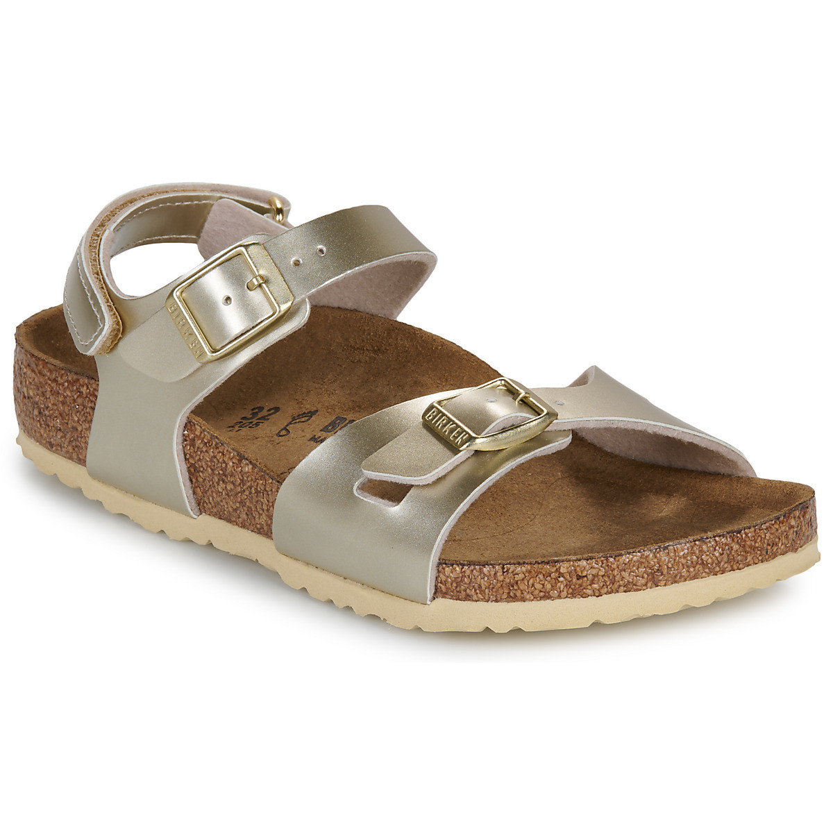 BIRKENSTOCK  Rio AS Kids BF Electric Metallic Gold  Zlatá
