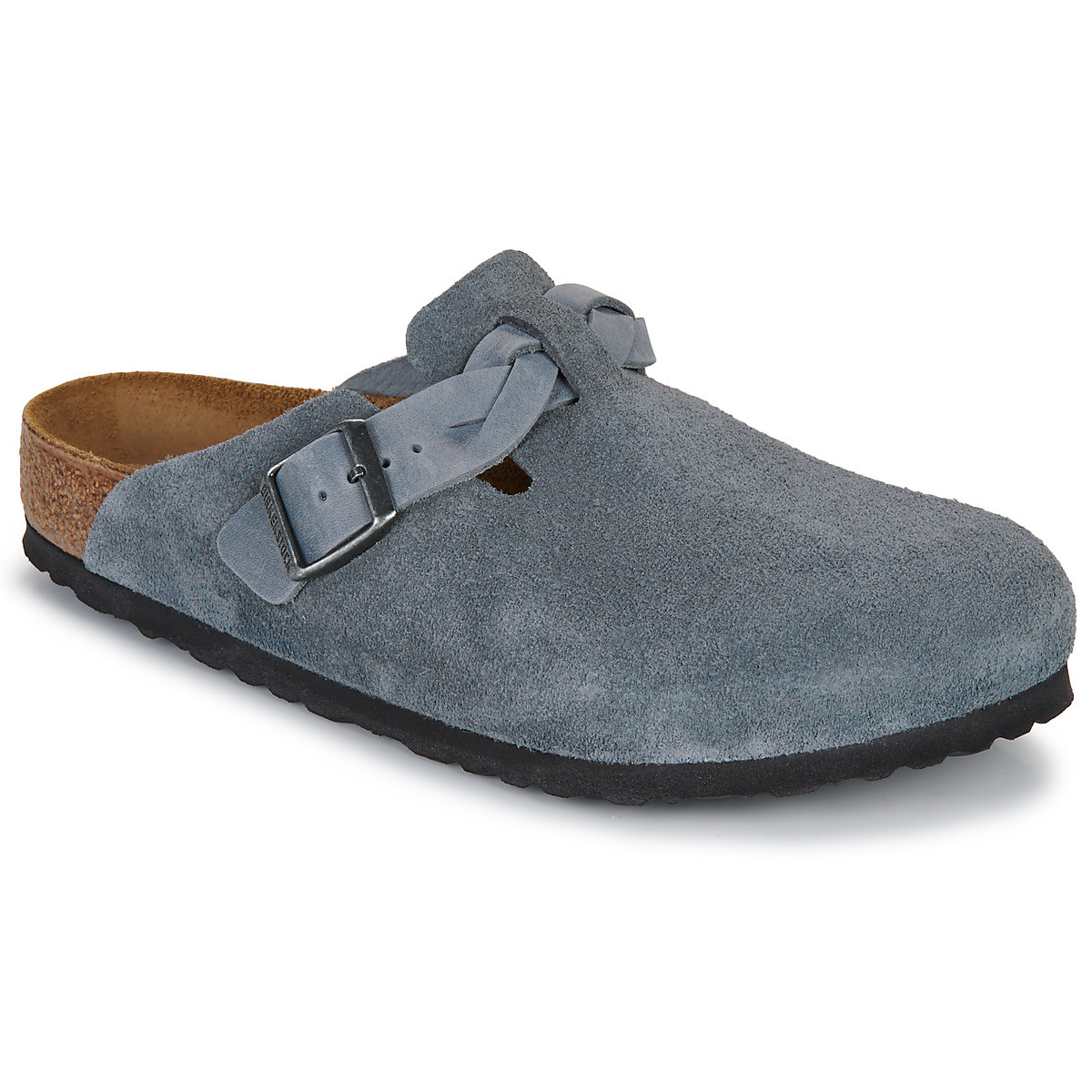 BIRKENSTOCK  Boston Braided LEOI/LEVE Basalt Gray  Šedá