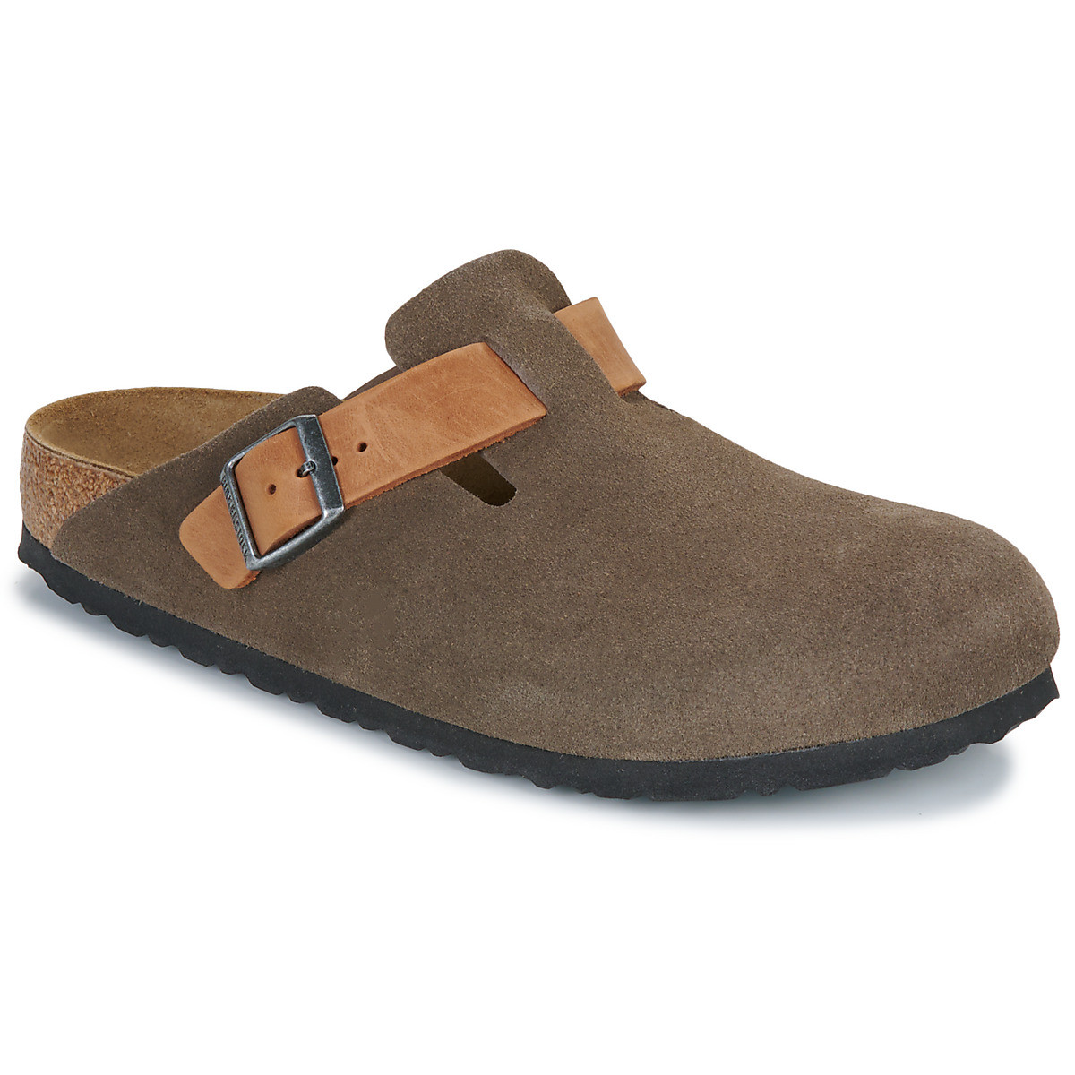 BIRKENSTOCK  Boston LEVE/LEOI Concrete Gray  Hnědá