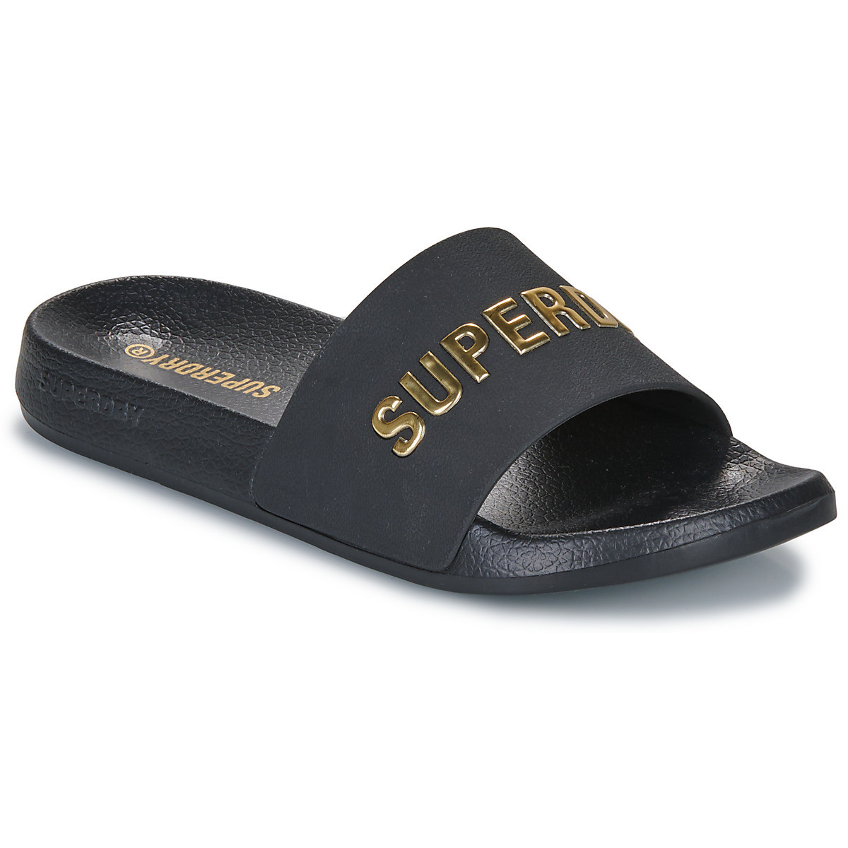 Superdry  SANDALE PISCINE LOGO LUXE  Černá