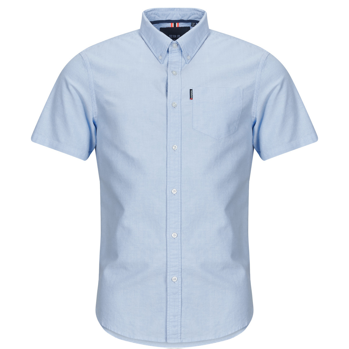 Superdry  CHEMISE OXFORD  Modrá