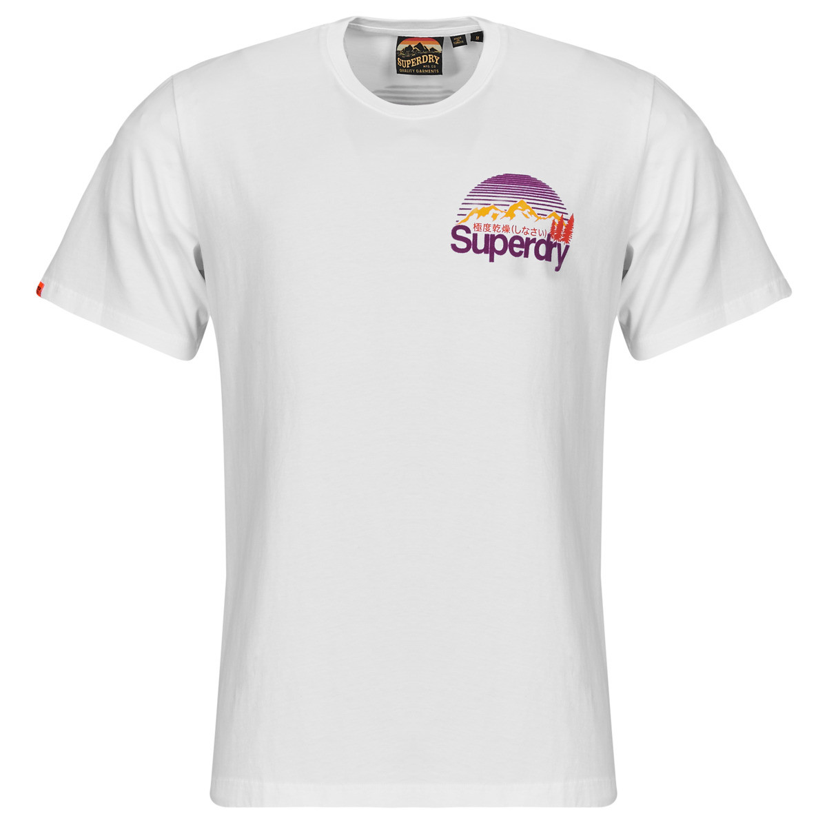 Superdry  LOGO GREAT OUTDOORS CHEST  Bílá