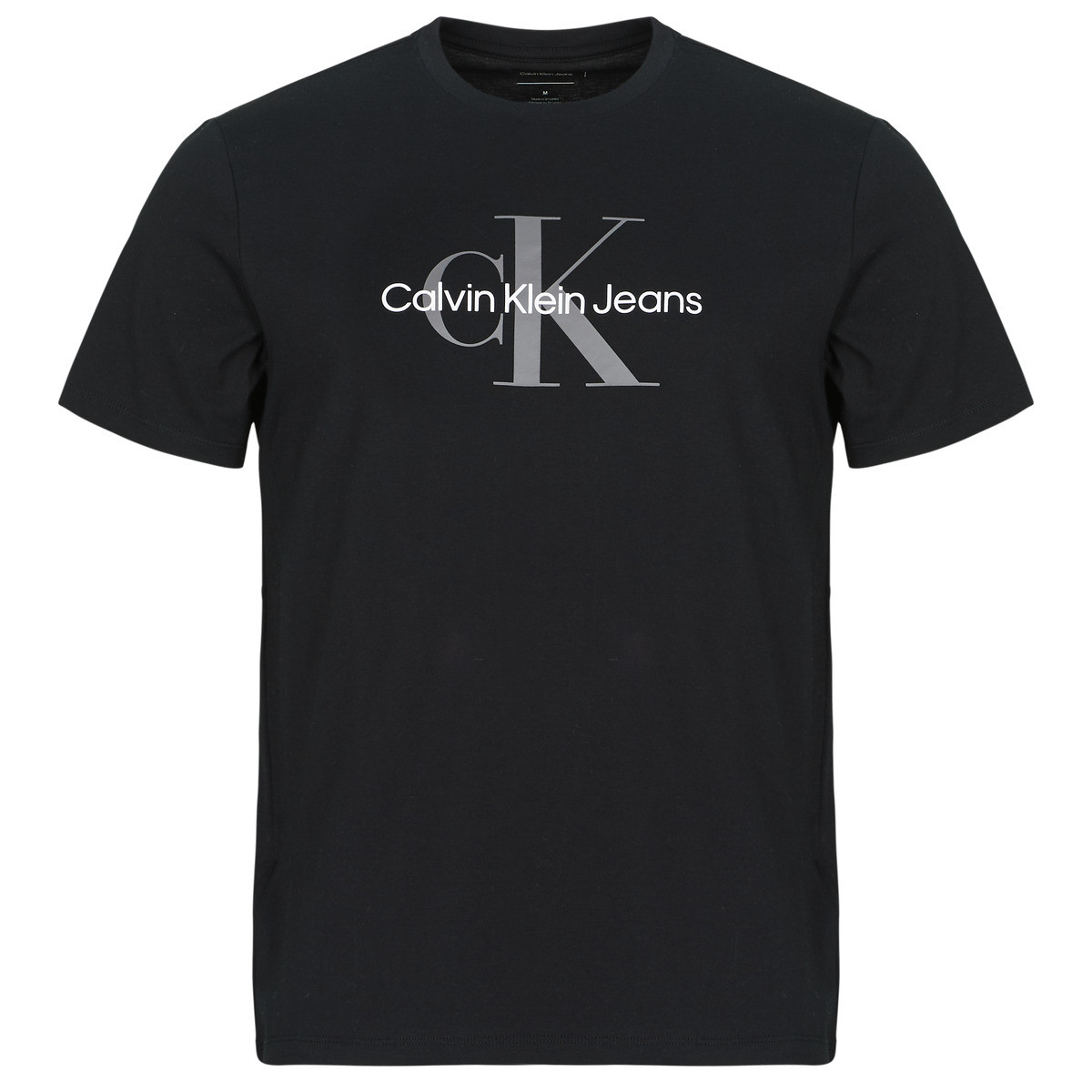 Calvin Klein Jeans  SS HERO MONOGRAM TEE30S EU OPT  Černá