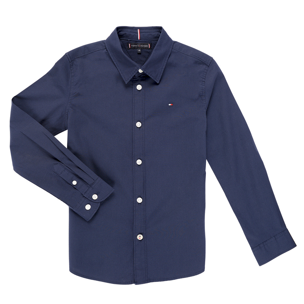 Tommy Hilfiger  SOLID STRETCH POPLIN SHIRT L/S  Tmavě modrá