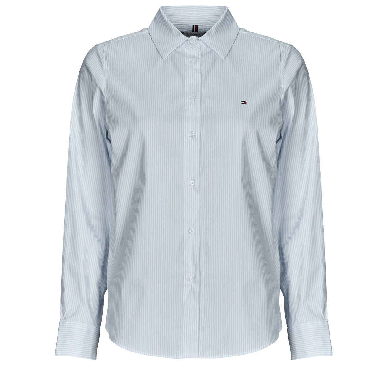 Tommy Hilfiger  ESS POPLIN REGULAR SHIRT  Modrá