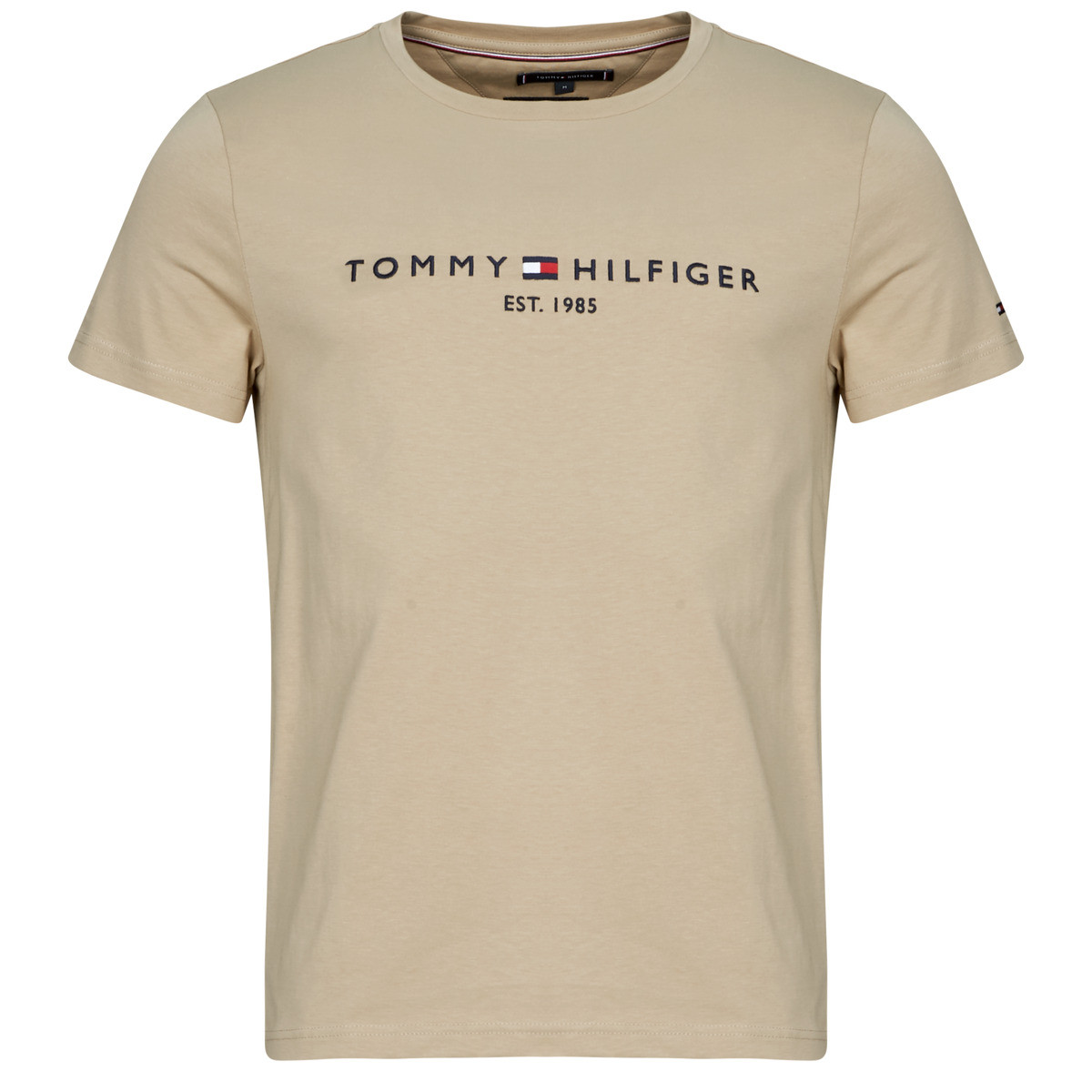 Tommy Hilfiger  TOMMY LOGO TEE  Béžová