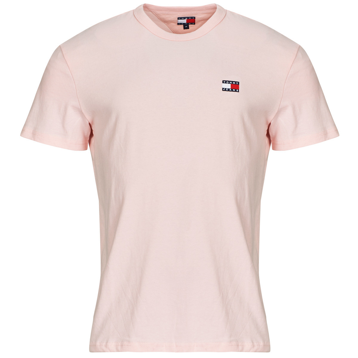 Tommy Jeans  TJM REG BADGE TEE EXT  Růžová