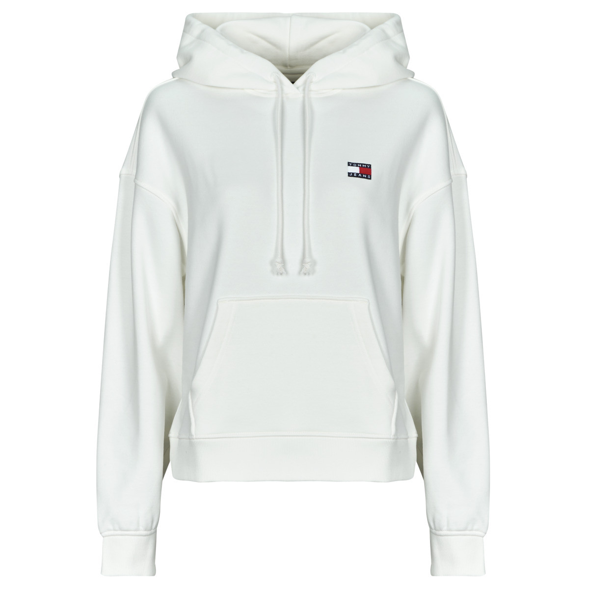 Tommy Jeans  TJW BXY BADGE HOODIE EXT  Bílá