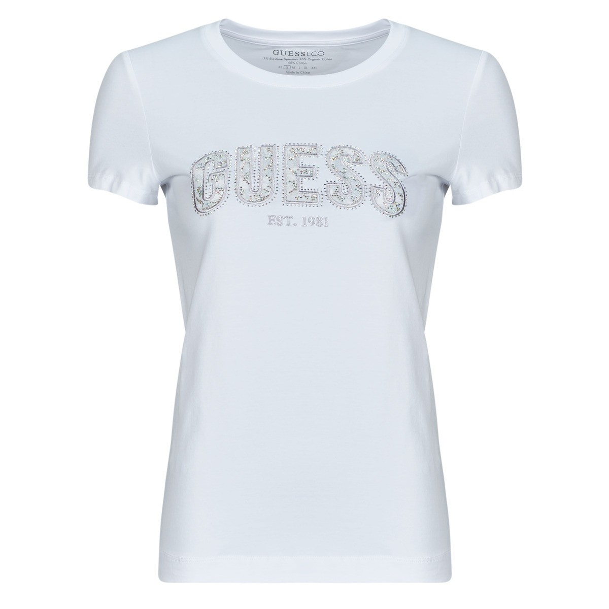 Guess  LOGO LACE  Bílá