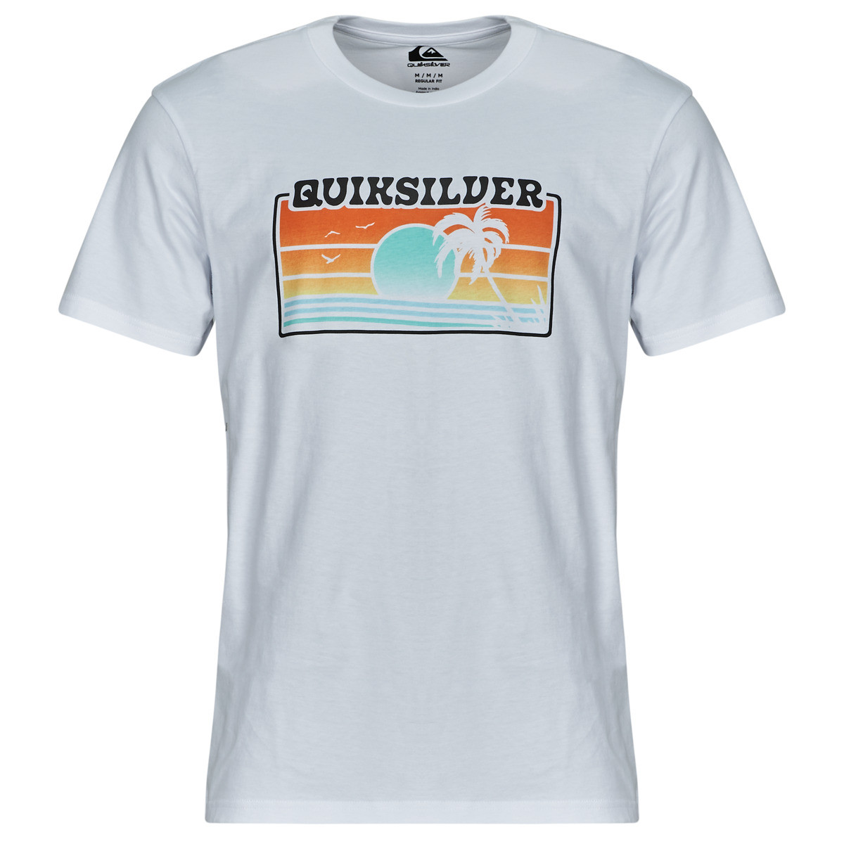 Quiksilver  SUN FADED SS  Bílá