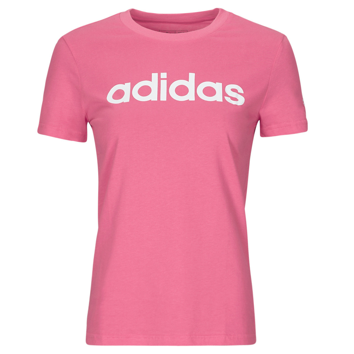 adidas  Essentials Slim Logo T-Shirt  Růžová